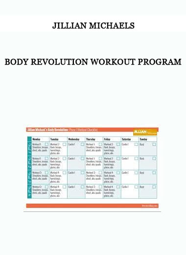 Jillian Michaels Body Revolution Workout Program