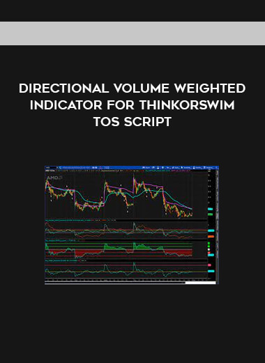 Directional Volume weighted Indicator for ThinkorSwim TOS Script