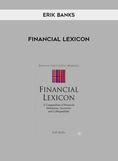 Financial Lexicon by Erik Banks