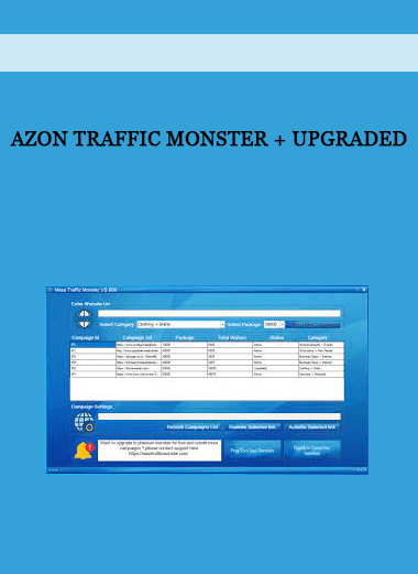 AZON Traffic Monster + Upgraded