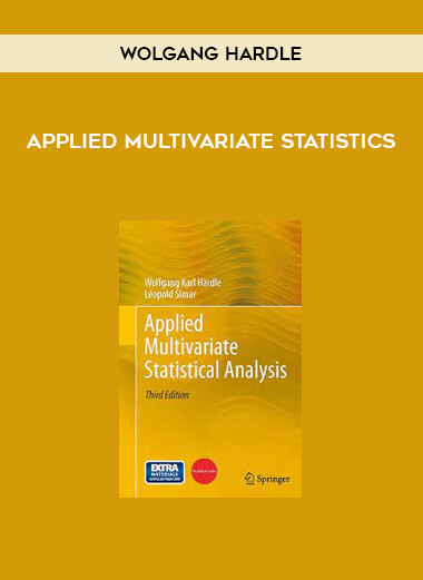 Applied Multivariate Statistics by Wolgang Hardle