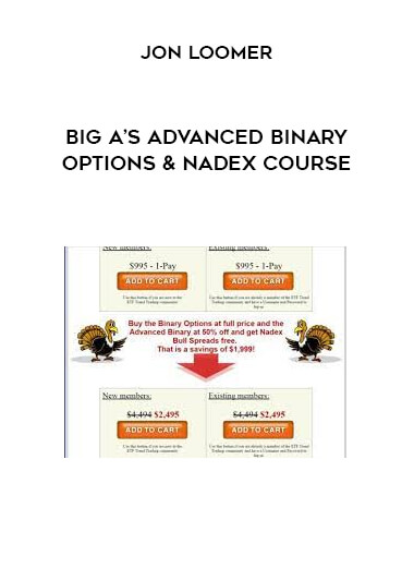 Big A’s Advanced Binary Options & Nadex Course