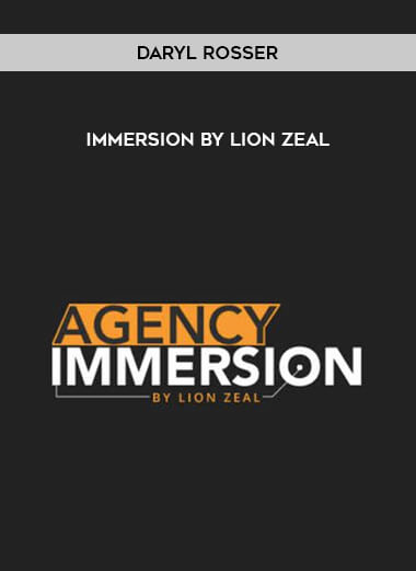 Daryl Rosser - Immersion by Lion Zeal