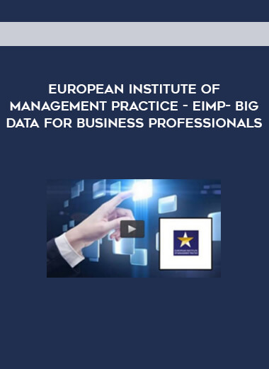 European Institute of Management Practice - EIMP- Big Data for Business Professionals