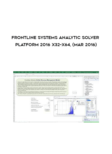 Frontline Systems Analytic Solver Platform 2016 x32-x64, (Mar 2016)