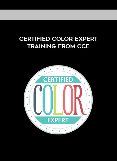 Certified Color Expert Training from CCE