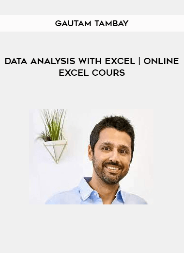 Data Analysis with Excel | Online Excel Cours by Gautam Tambay