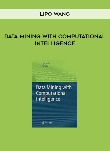 Data Mining with Computational Intelligence by Lipo Wang