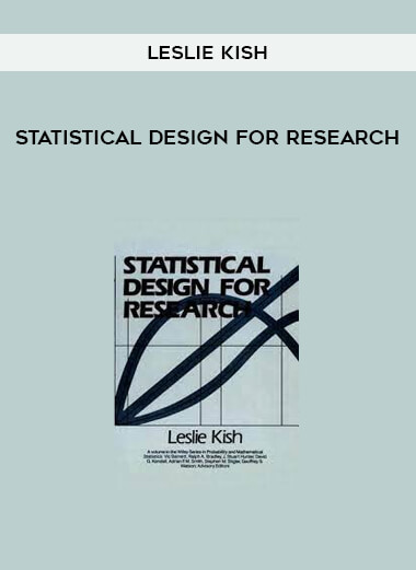 Statistical Design for Research by Leslie Kish