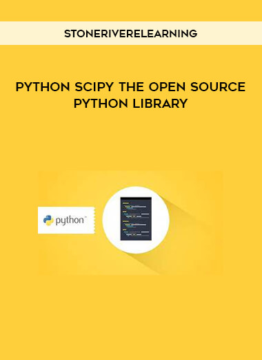 Stoneriverelearning - Python SciPy: The Open Source Python Library