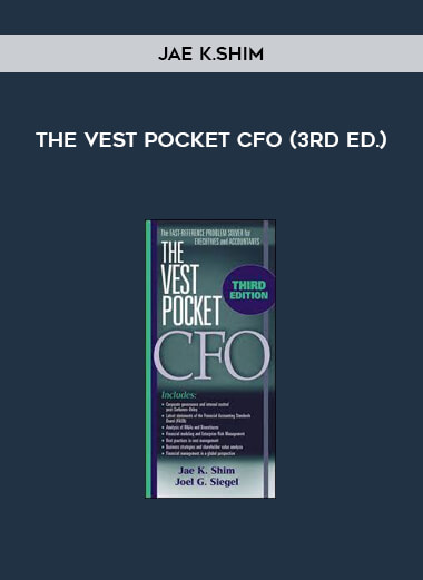 The Vest Pocket CFO (3rd Ed.) by Jae K.Shim