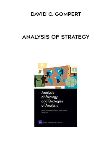 Analysis of Strategy by David C. Gompert