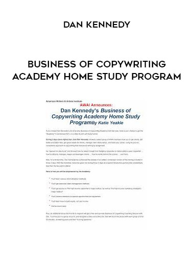 Dan Kennedy – Business Of Copywriting Academy Home Study Program