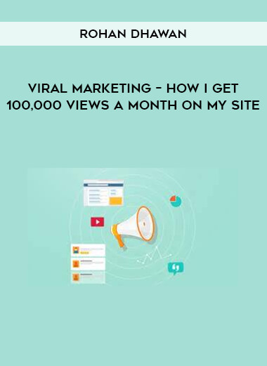 Rohan Dhawan – Viral Marketing – How I Get 100,000 Views A Month On My Site