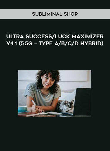 Subliminal Shop – Ultra Success/Luck Maximizer V4.1 (5.5g – Type A/B/C/D Hybrid)