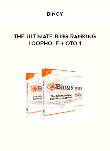 BINGY - The Ultimate Bing Ranking Loophole + OTO 1