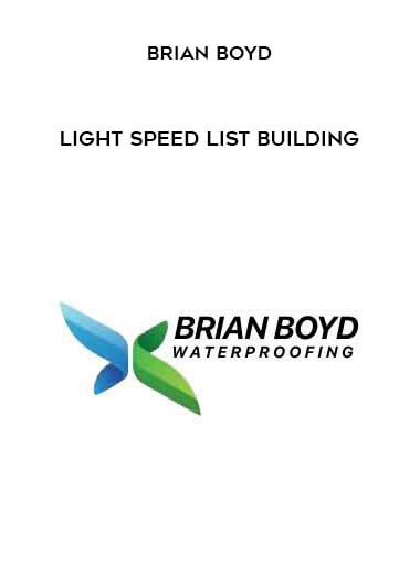 Brian Boyd - Light Speed List Building