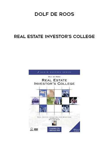 Dolf De Roos - Real Estate Investor's College