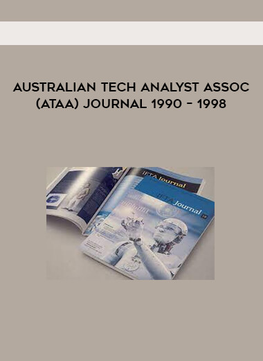 Australian Tech Analyst Assoc (ATAA) Journal 1990 – 1998