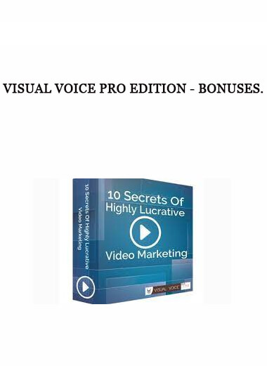 Visual Voice Pro Edition - Bonuses.