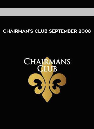 Chairman's Club September 2008