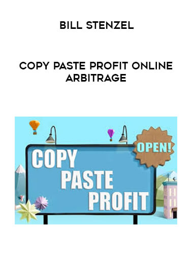 Copy Paste Profit Online Arbitrage by Bill Stenzel