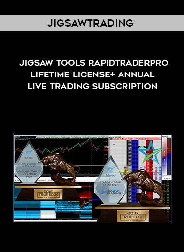 Jigsaw Tools RapidTraderPro Lifetime License+ Annual Live Trading Subscription first 3 months free