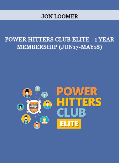 Jon Loomer - Power Hitters Club Elite - 1 Year Membership (Jun17-May18)