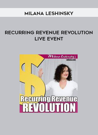 Milana Leshinsky - Recurring Revenue Revolution - Live Event