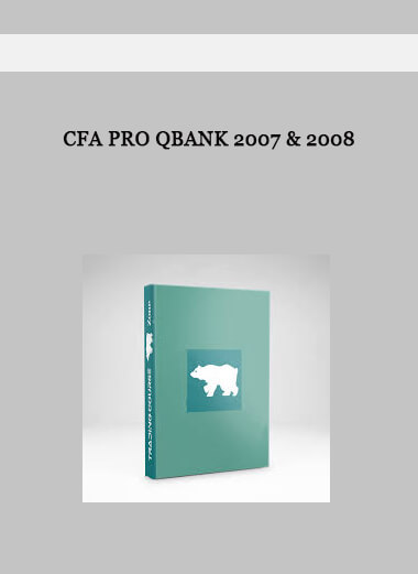 CFA Pro Qbank 2007 & 2008