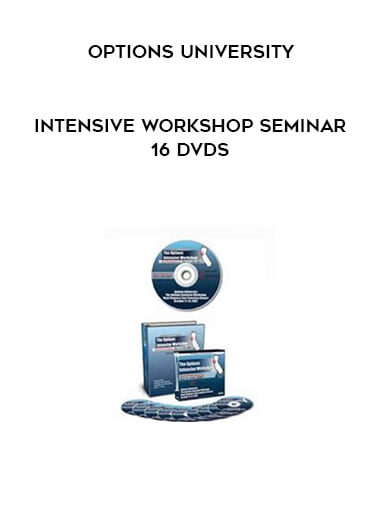 Intensive Workshop Seminar 16 DVDs by Options University