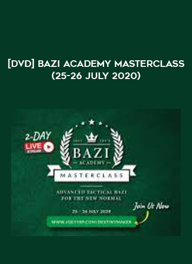 [DVD] BaZi Academy Masterclass (25-26 July 2020) of https://crabaca.store/