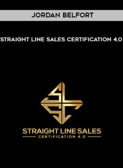 Straight Line Sales Certification 4.0 by Jordan Belfort of https://crabaca.store/