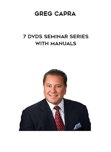 7 DVDs Seminar Series with Manuals by Greg Capra of https://crabaca.store/