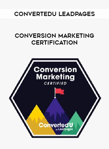 Convertedu Leadpages - Conversion Marketing Certification of https://crabaca.store/