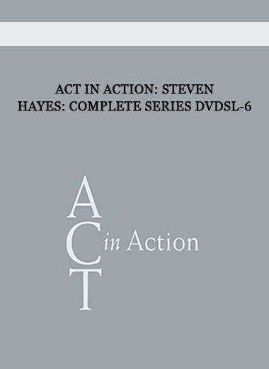 ACT in Action: Steven Hayes: Complete Series DVDsl-6 of https://crabaca.store/