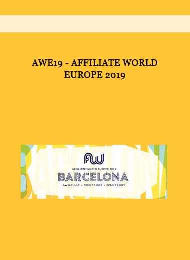 AWE19 - Affiliate World Europe 2019 of https://crabaca.store/