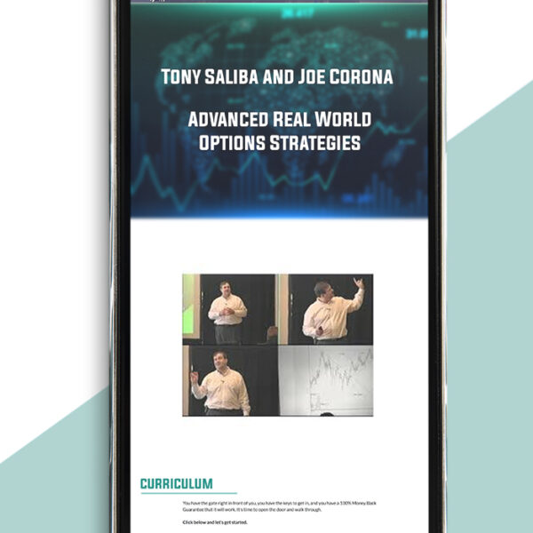 Advanced Real World Options Strategies by Tony Saliba and Joe Corona of https://crabaca.store/