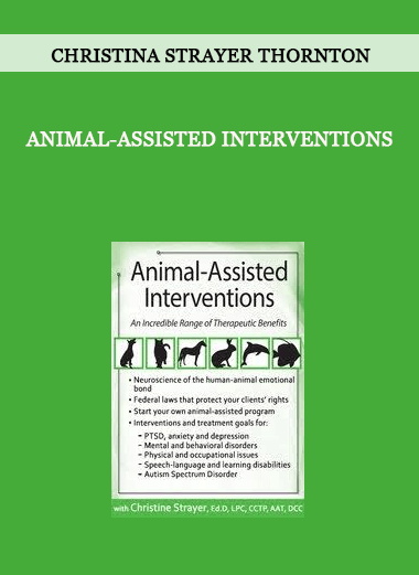 Animal-Assisted Interventions from Christina Strayer Thornton of https://crabaca.store/