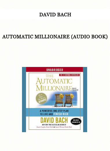 Automatic Millionaire (Audio Book) by David Bach of https://crabaca.store/