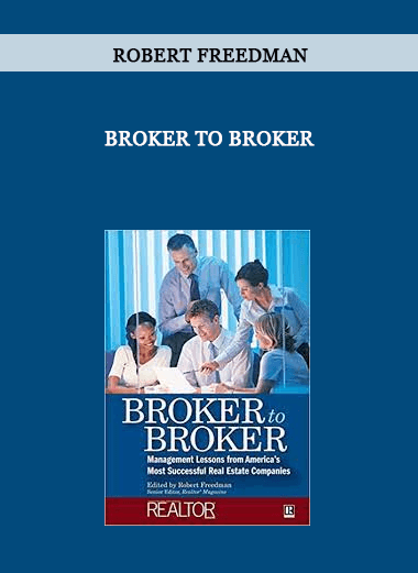 Broker to Broker by Robert Freedman of https://crabaca.store/