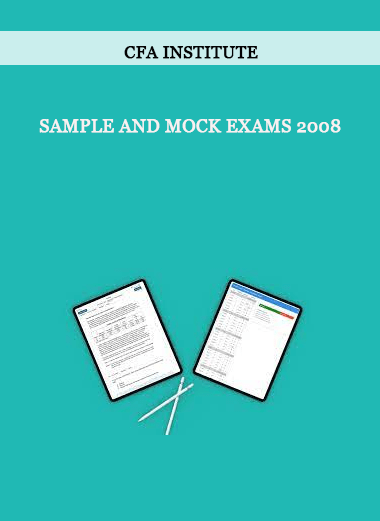 CFA Institute - Sample and Mock Exams 2008 of https://crabaca.store/