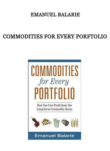 Commodities for Every Porftolio by Emanuel Balarie of https://crabaca.store/