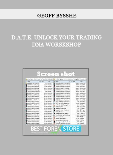 D.A.T.E. Unlock Your Trading DNA Worskshop by Geoff Bysshe of https://crabaca.store/