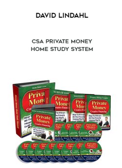 CSA Private Money Home Study System from David Lindahl of https://crabaca.store/