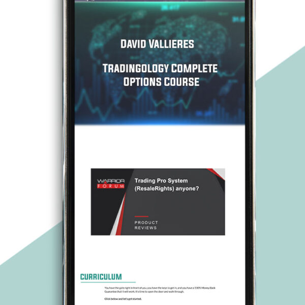 David Vallieres - Tradingology Complete Options Course of https://crabaca.store/