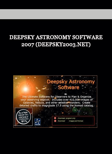 Deepsky Astronomy Software 2007 (deepsky2003.net) of https://crabaca.store/