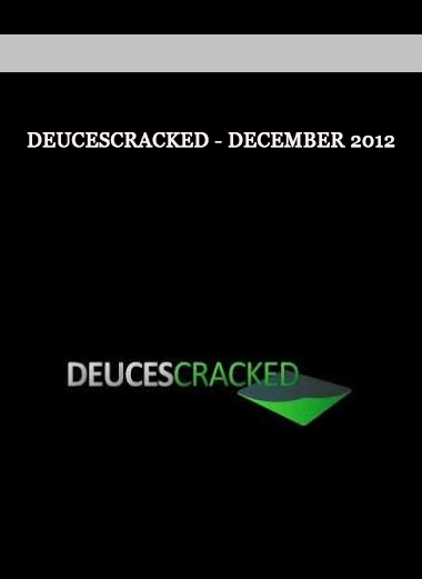 DeucesCracked - December 2012 of https://crabaca.store/