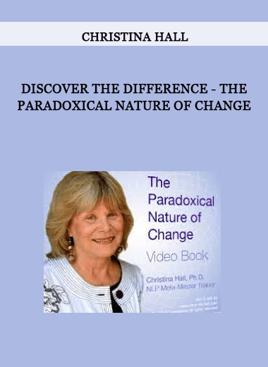 Discover the Difference - The Paradoxical Nature of Change from Christina Hall of https://crabaca.store/