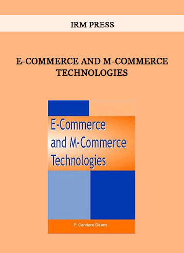 E-Commerce and M-Commerce Technologies by IRM Press of https://crabaca.store/